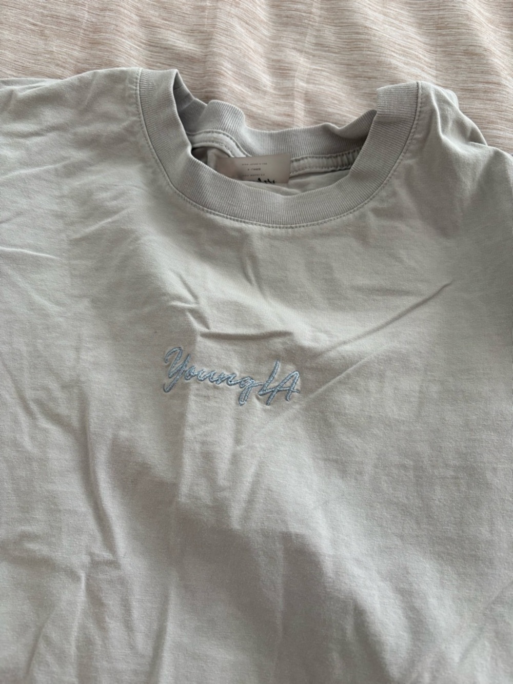 Embroidered 'YoungLA' Crewneck long sleeve